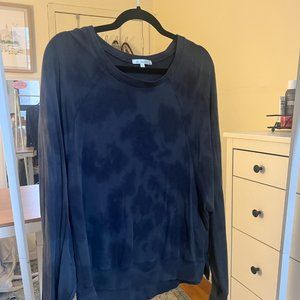 Z-Supply Black Crew Neck Tie-Dye Pullover